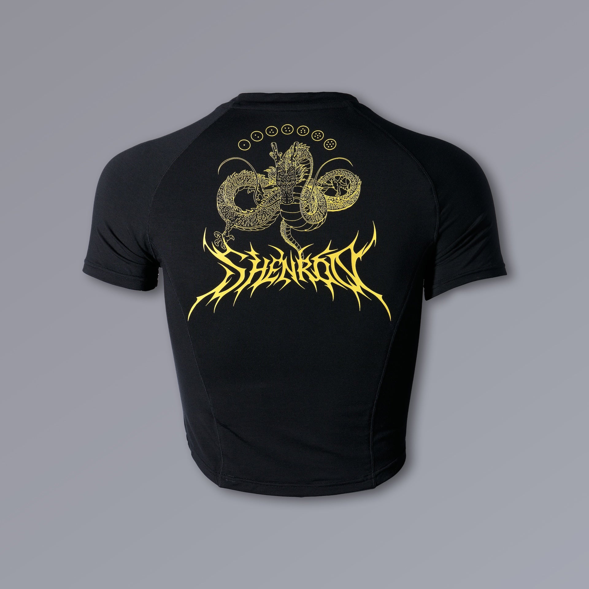 SHENRON Baby Tee, fitted Dragon Ball women's gym top