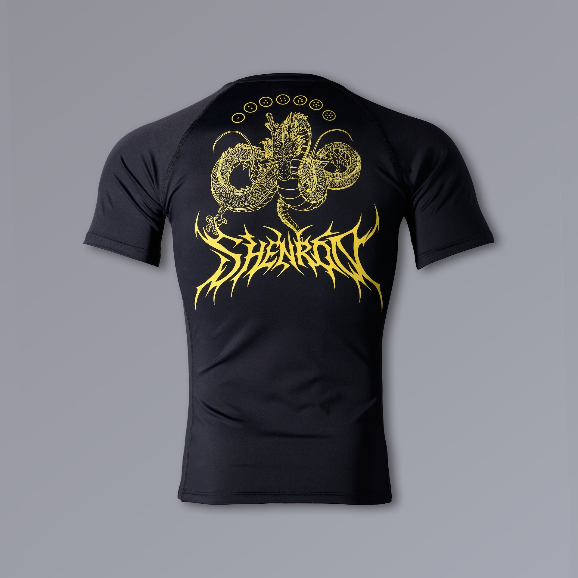 SHENRON Compression Shirt with Dragon Ball artwork, athletic-fit long sleeve