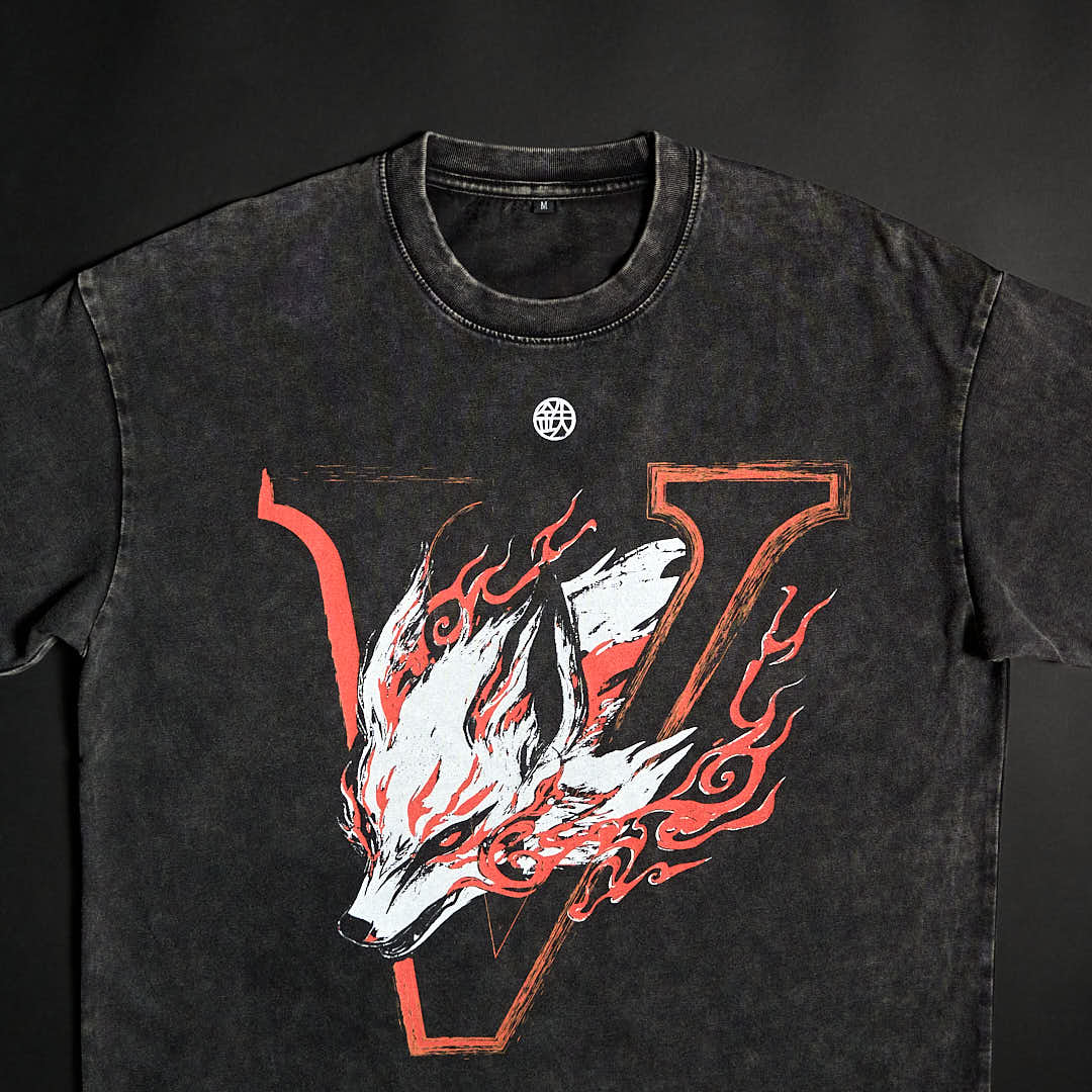 KITSUNE YOKAI Midweight Box Tee
