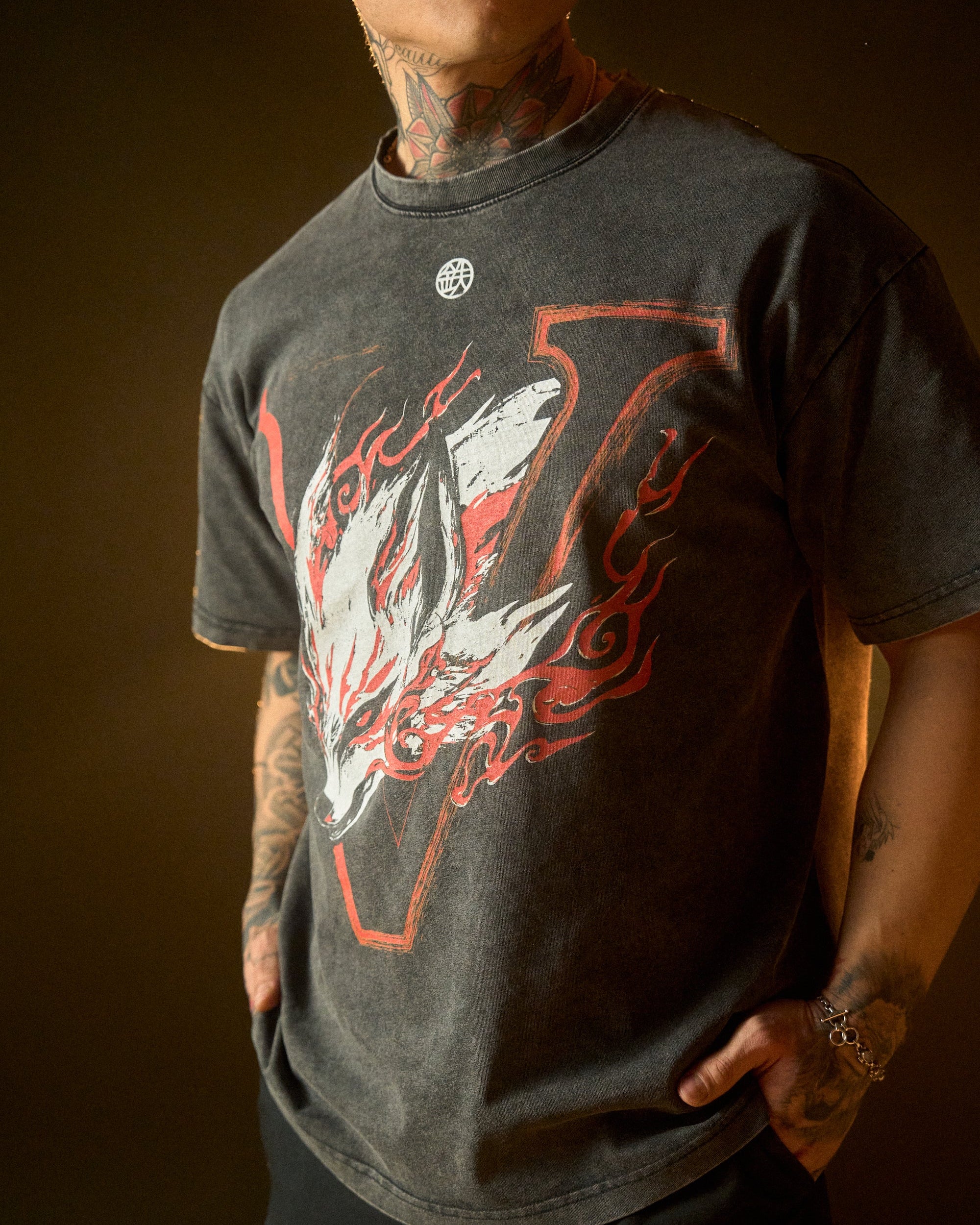 KITSUNE YOKAI Midweight Box Tee