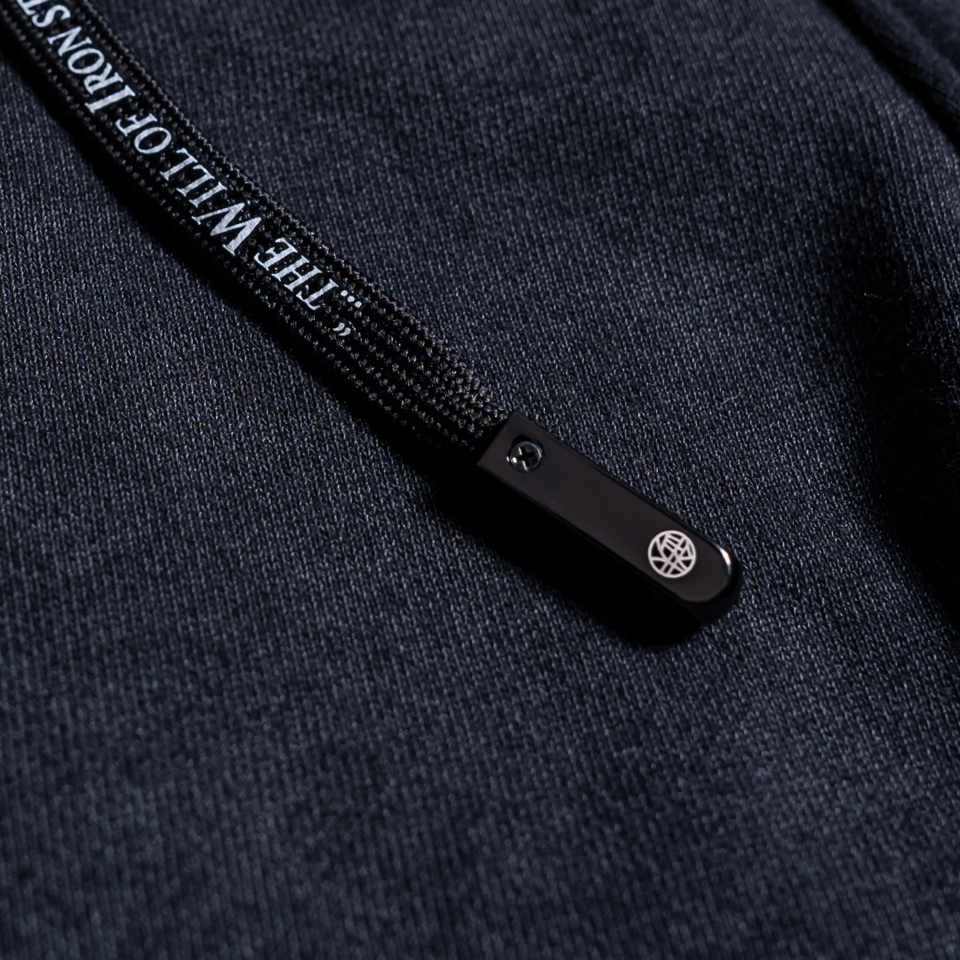 Laser-etched metal aglets for Tobi Sweatpants drawcords