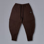 ESPRESSO Tobi Sweatpants in brown, Japanese workwear-inspired tapered fit