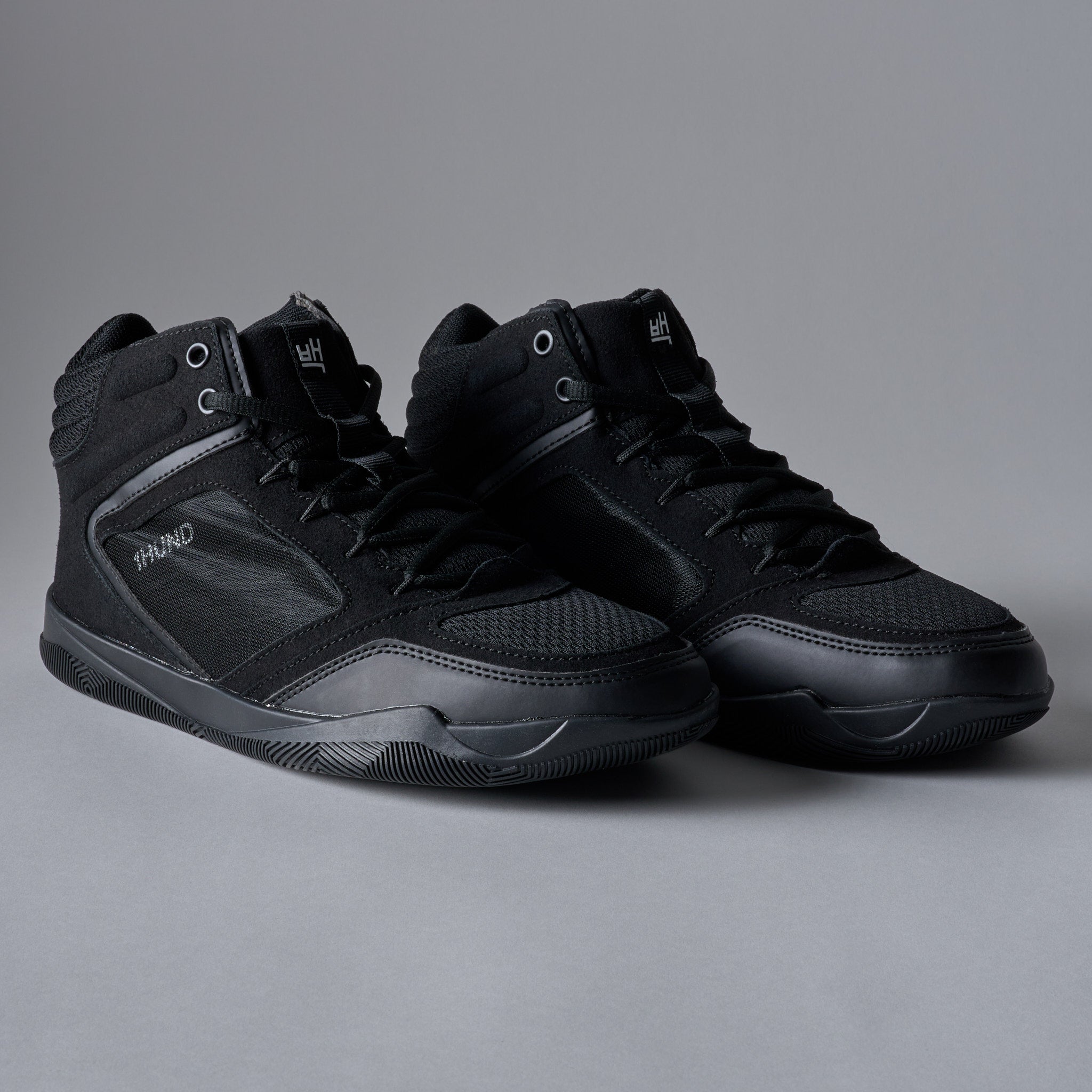 Atlas Hi-Top training shoe in black with ankle coverage
