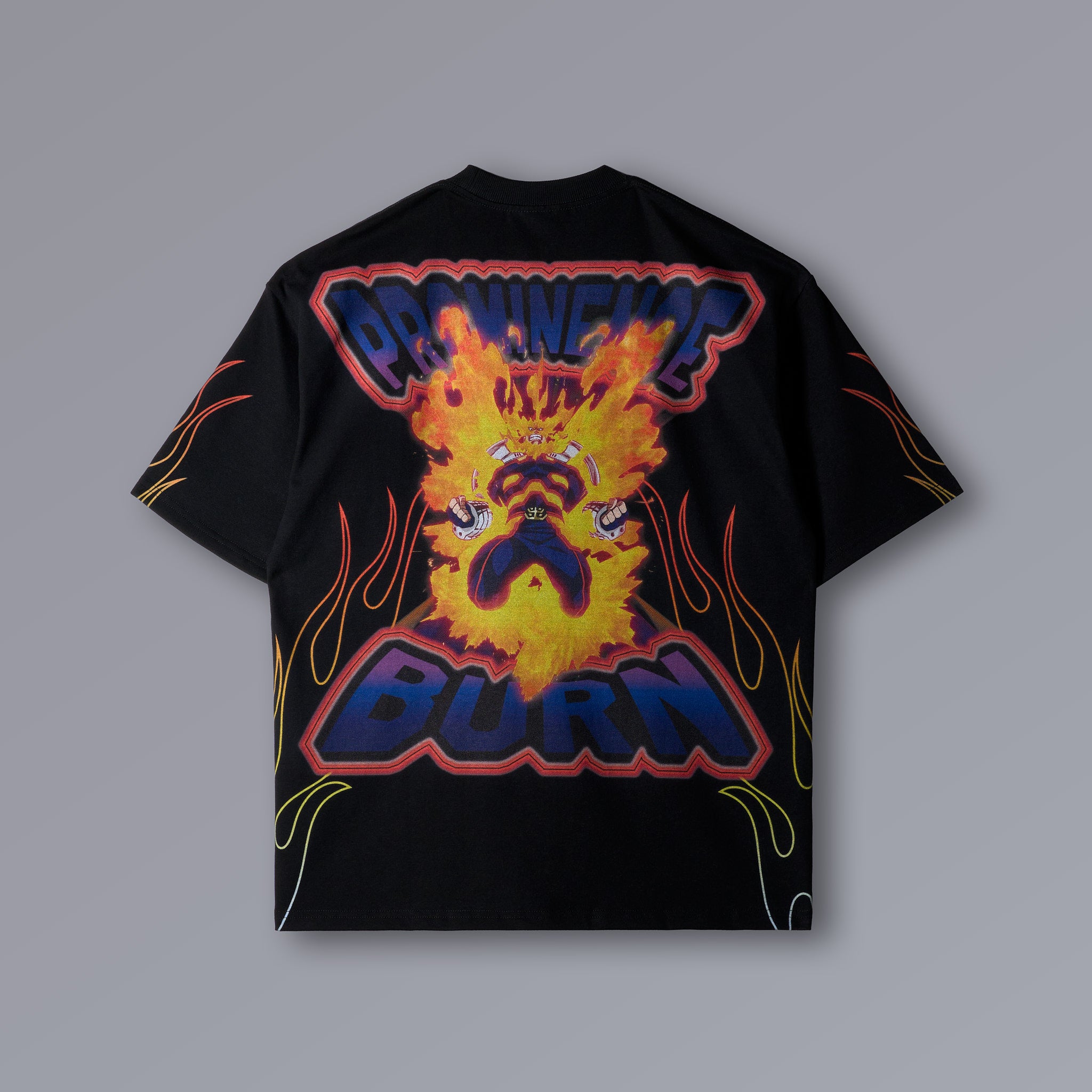 ENDEAVOR oversized heavyweight pump cover with flame graphics