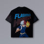 SHOTO oversized heavyweight pump cover with ice and flame graphics