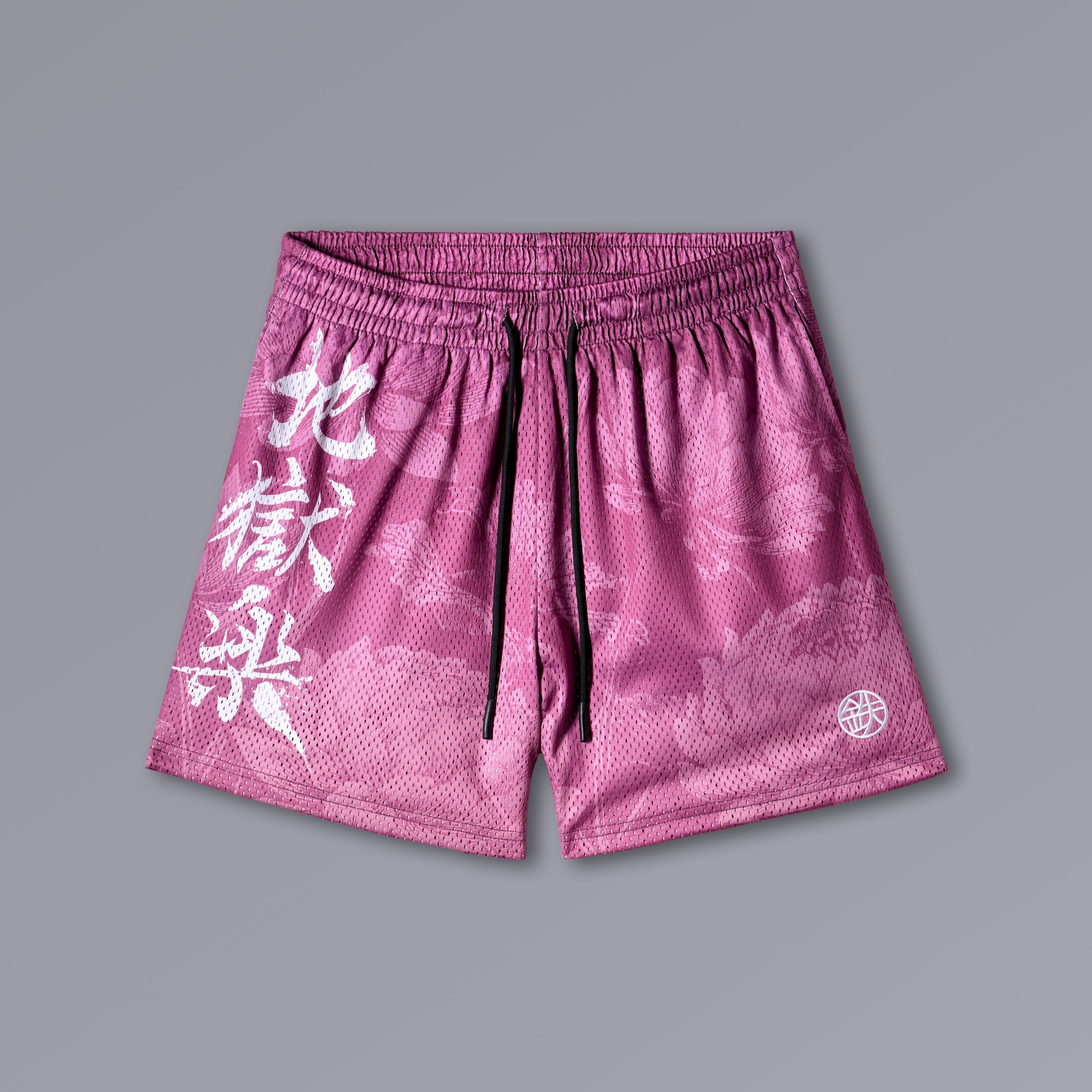 RIEN Athletic Shorts with Hell's Paradise artwork, 5-inch mesh