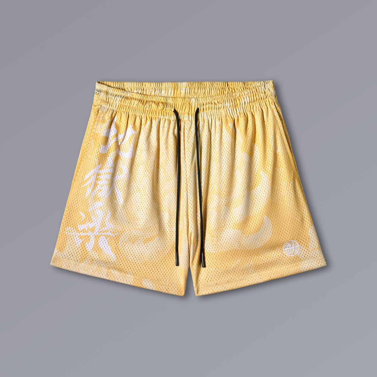 JU FA Athletic Shorts with Hell's Paradise artwork, 5-inch mesh