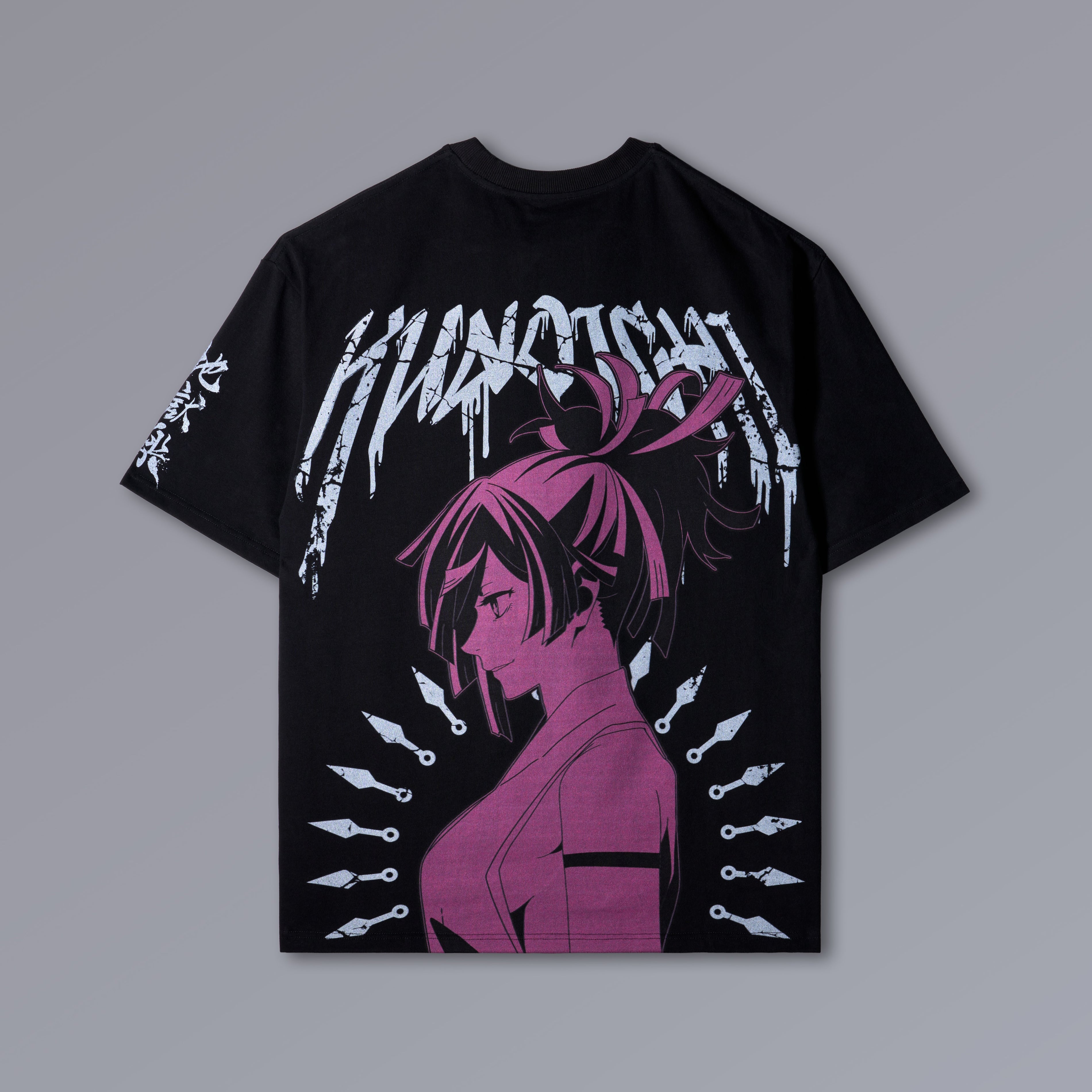 KUNOICHI oversized heavyweight anime pump cover with Hell's Paradise artwork