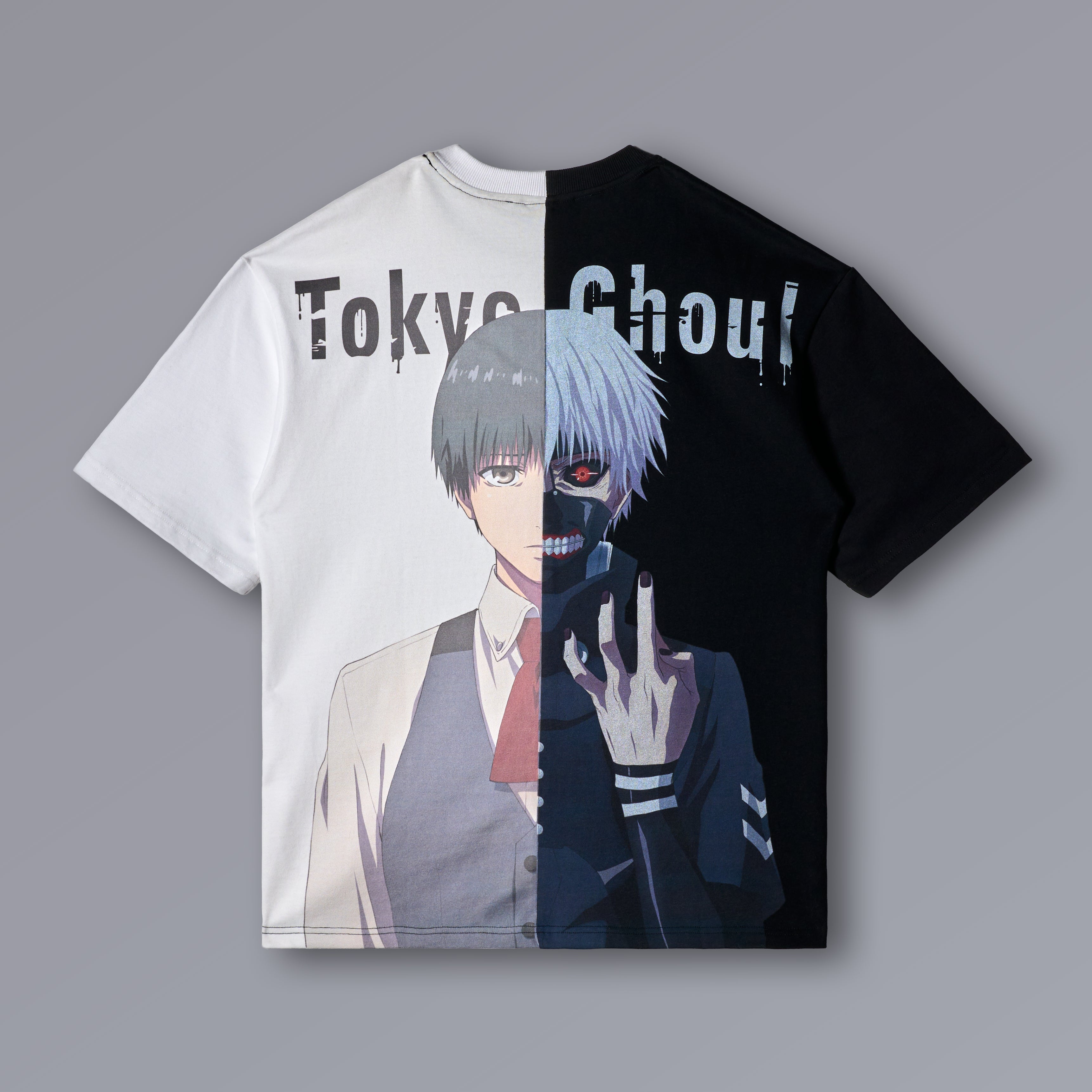 SPLIT KANEKI oversized heavyweight Tokyo Ghoul pump cover