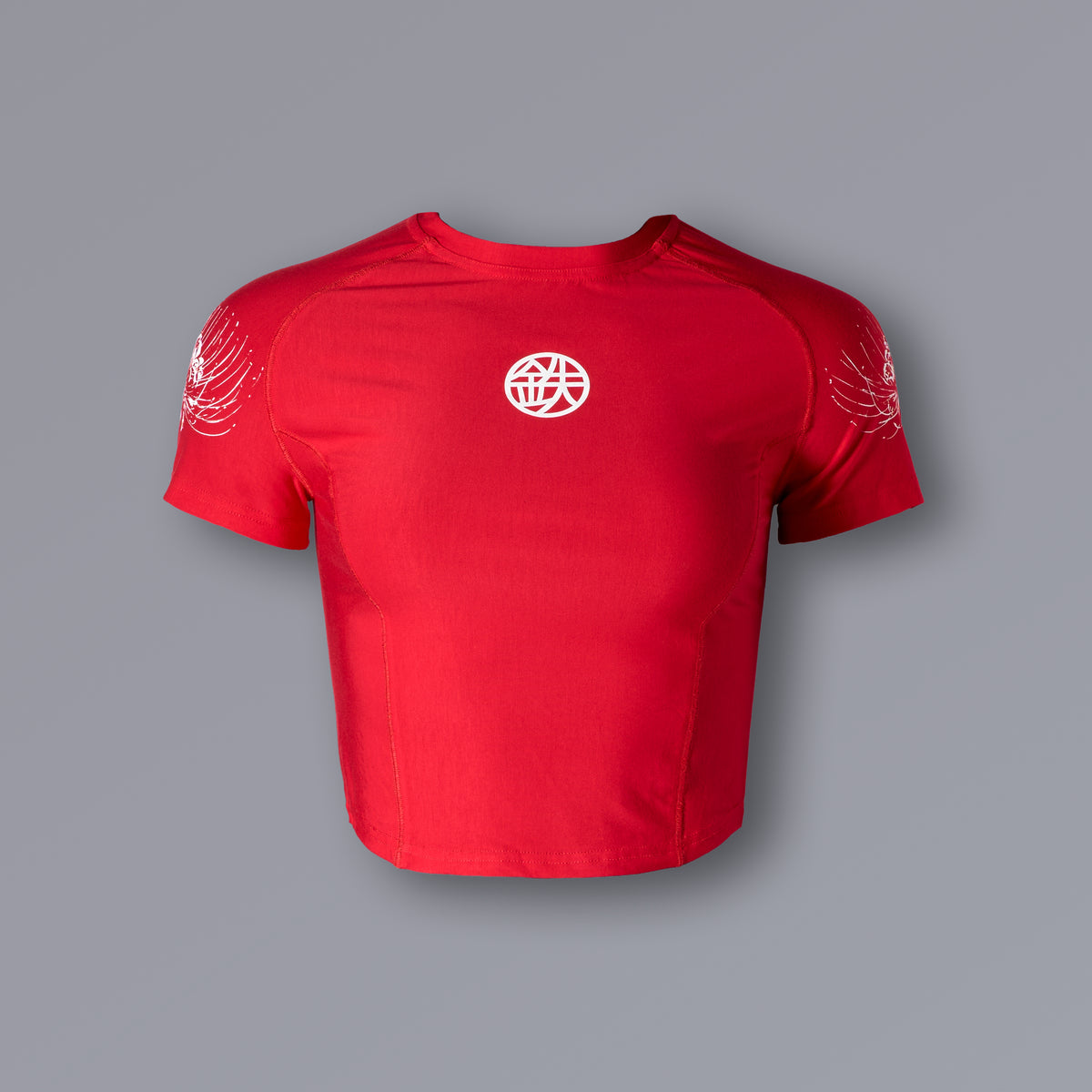 RED SPIDER LILY Baby Tee in Bloom colourway with Tokyo Ghoul artwork
