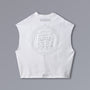 PICCOLO Cutoff Tanktop in Dragon Ball green, raw-edge cropped French terry