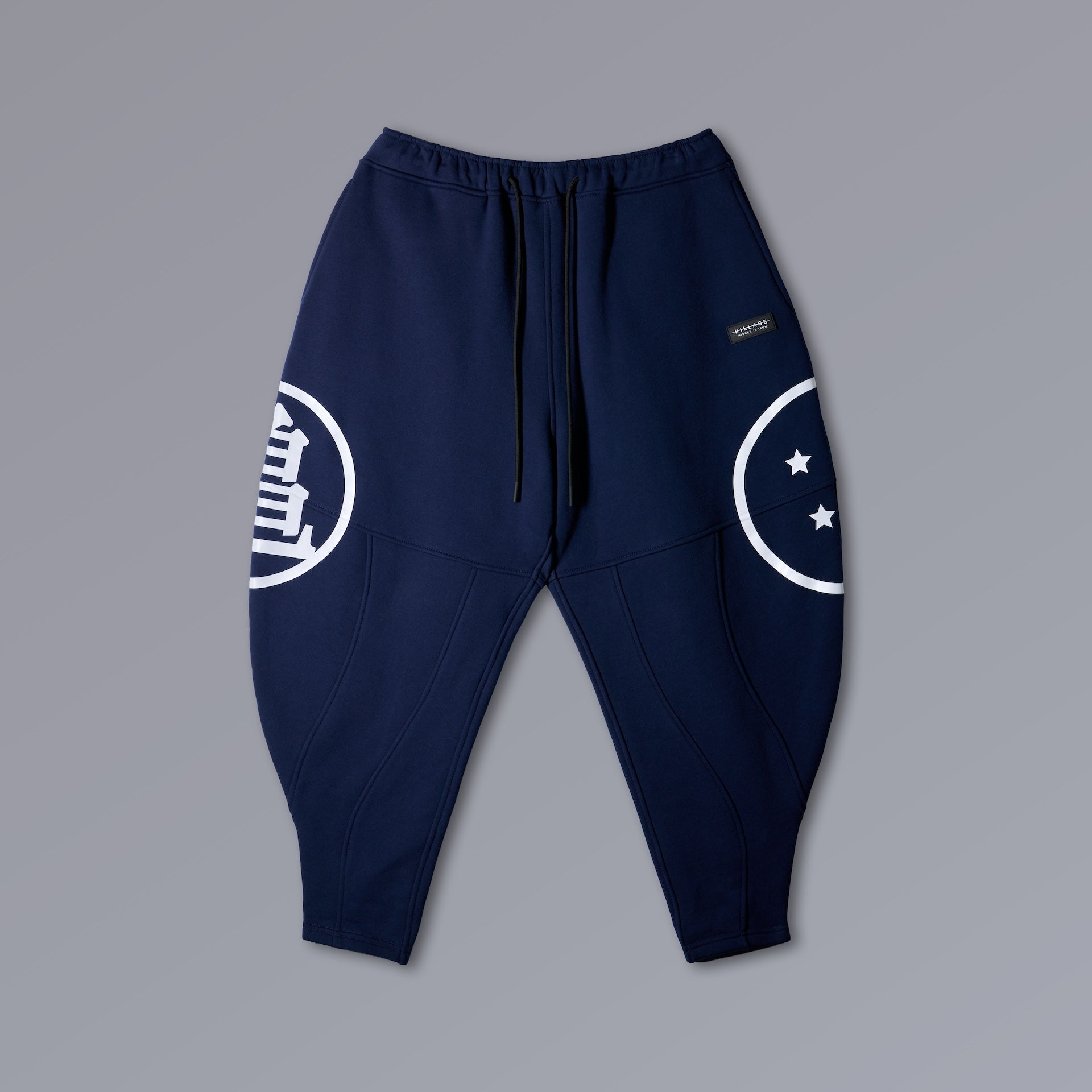 GOKU Tobi Sweatpants in Dragon Ball orange, tapered Japanese workwear fit