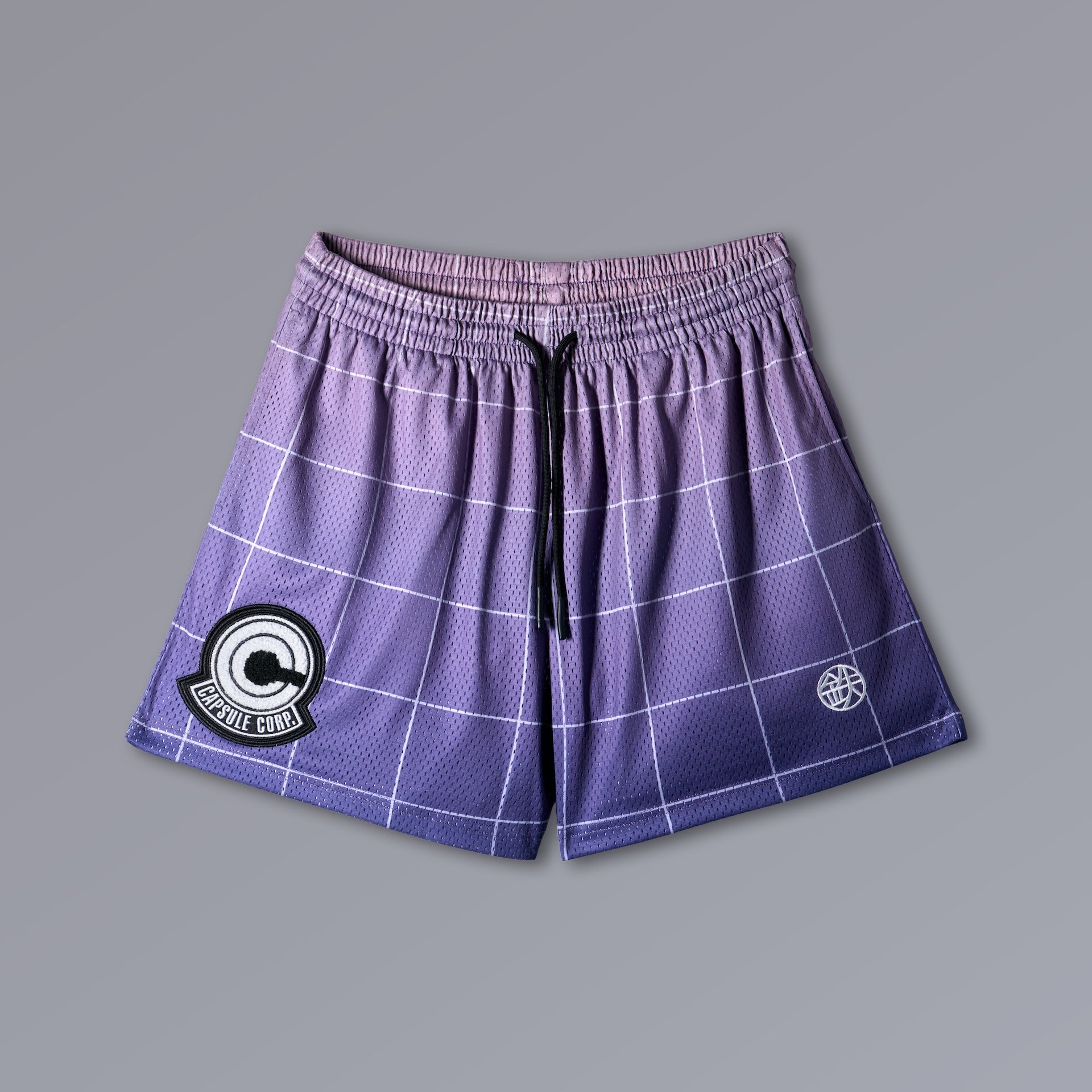 CAPSULE CORP Athletic Shorts in Dragon Ball blue, 5-inch double-layer mesh