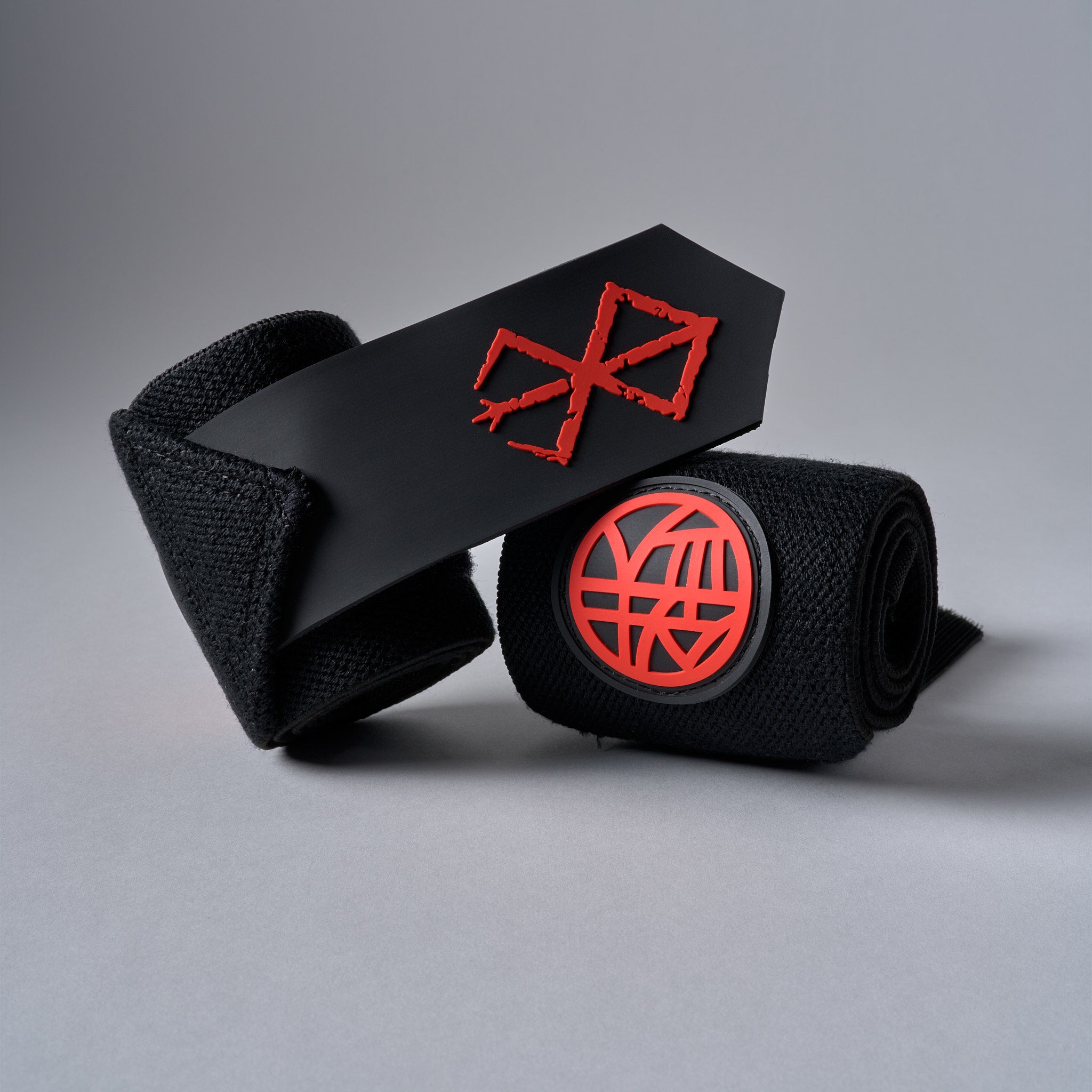 BRAND OF SACRIFICE Berserk wrist wraps with brand sigil