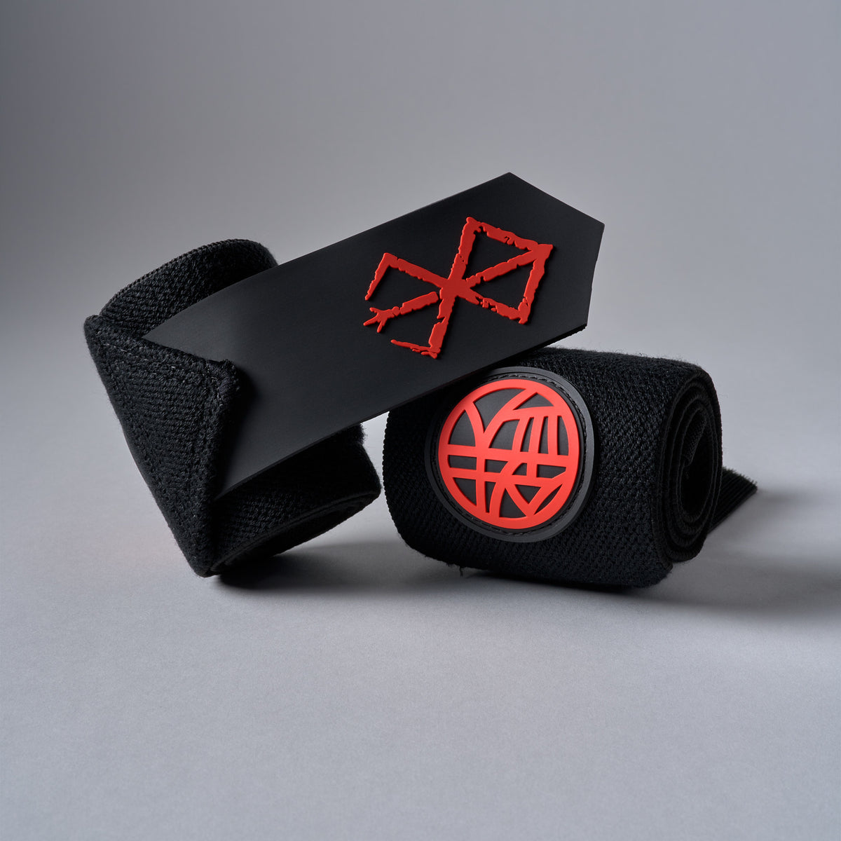 BRAND OF SACRIFICE Berserk wrist wraps with brand sigil