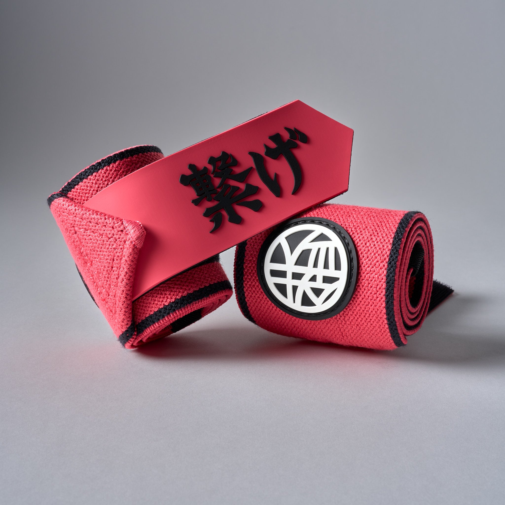 NEKOMA anime wrist wraps in Nekoma red and black