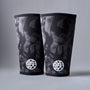 ETERNAL 7mm powerlifting knee sleeves in all black neoprene