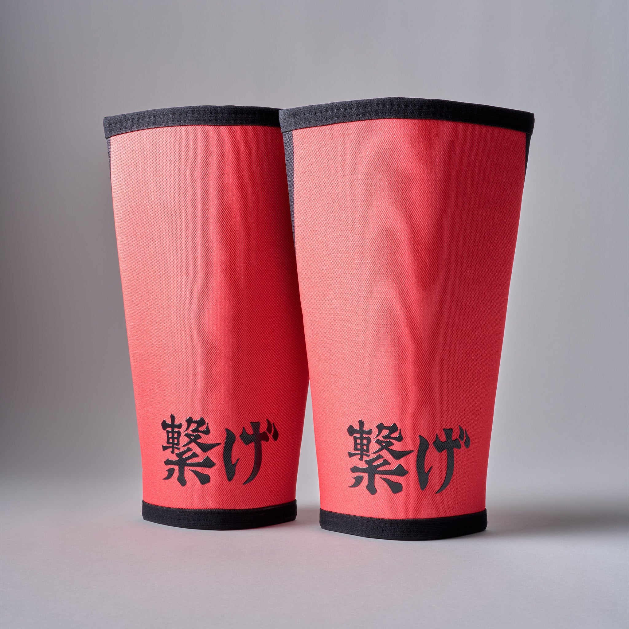 NEKOMA 7mm anime knee sleeves in Nekoma red and black