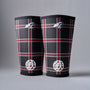 SHUJIN 7mm Persona 5 knee sleeves in red, black and white