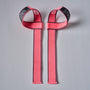 NEKOMA anime lifting straps in Nekoma red and black