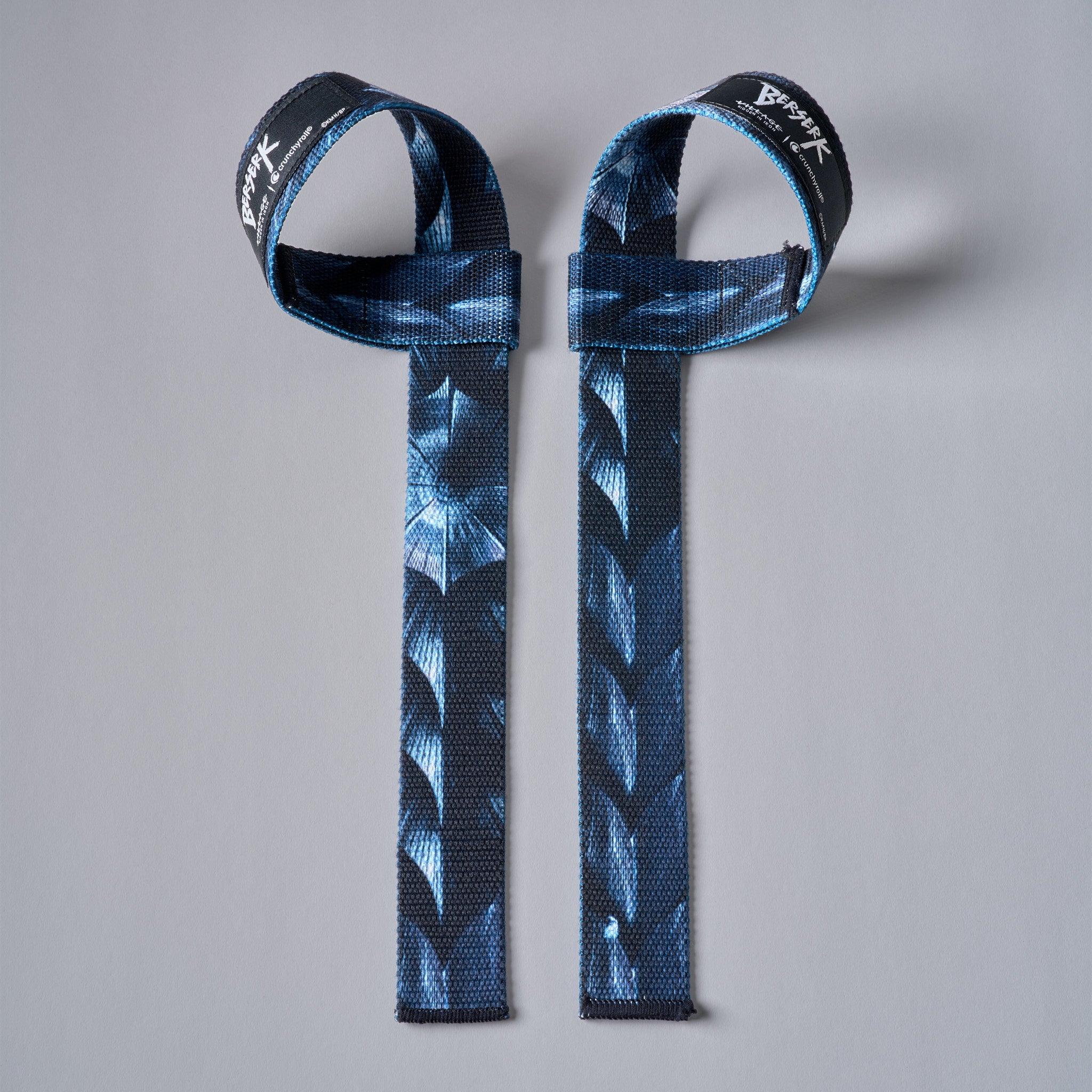 BERSERKER ARMOUR Berserk lifting straps with armour plate artwork