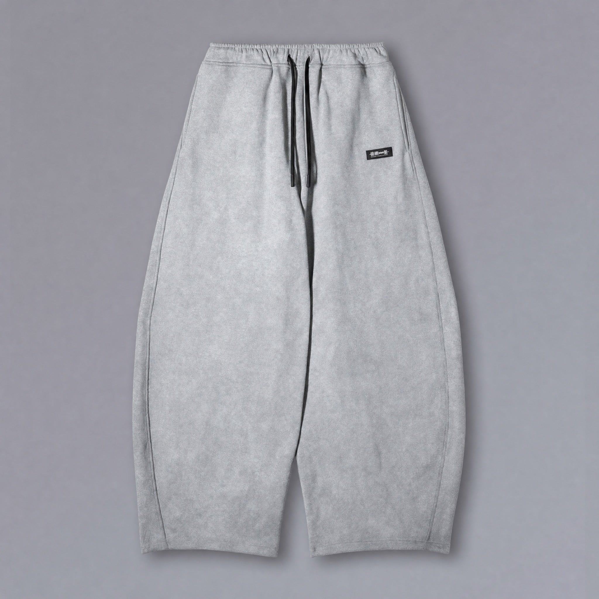 STORM Hakama Sweatpants in grey, wide-leg barrel fit