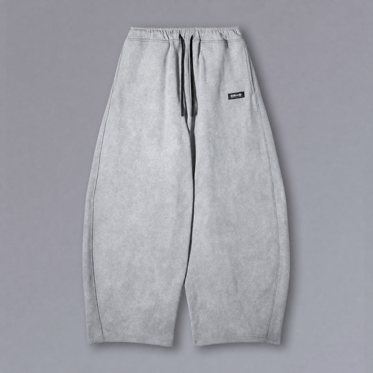 STORM Hakama Sweatpants in grey, wide-leg barrel fit