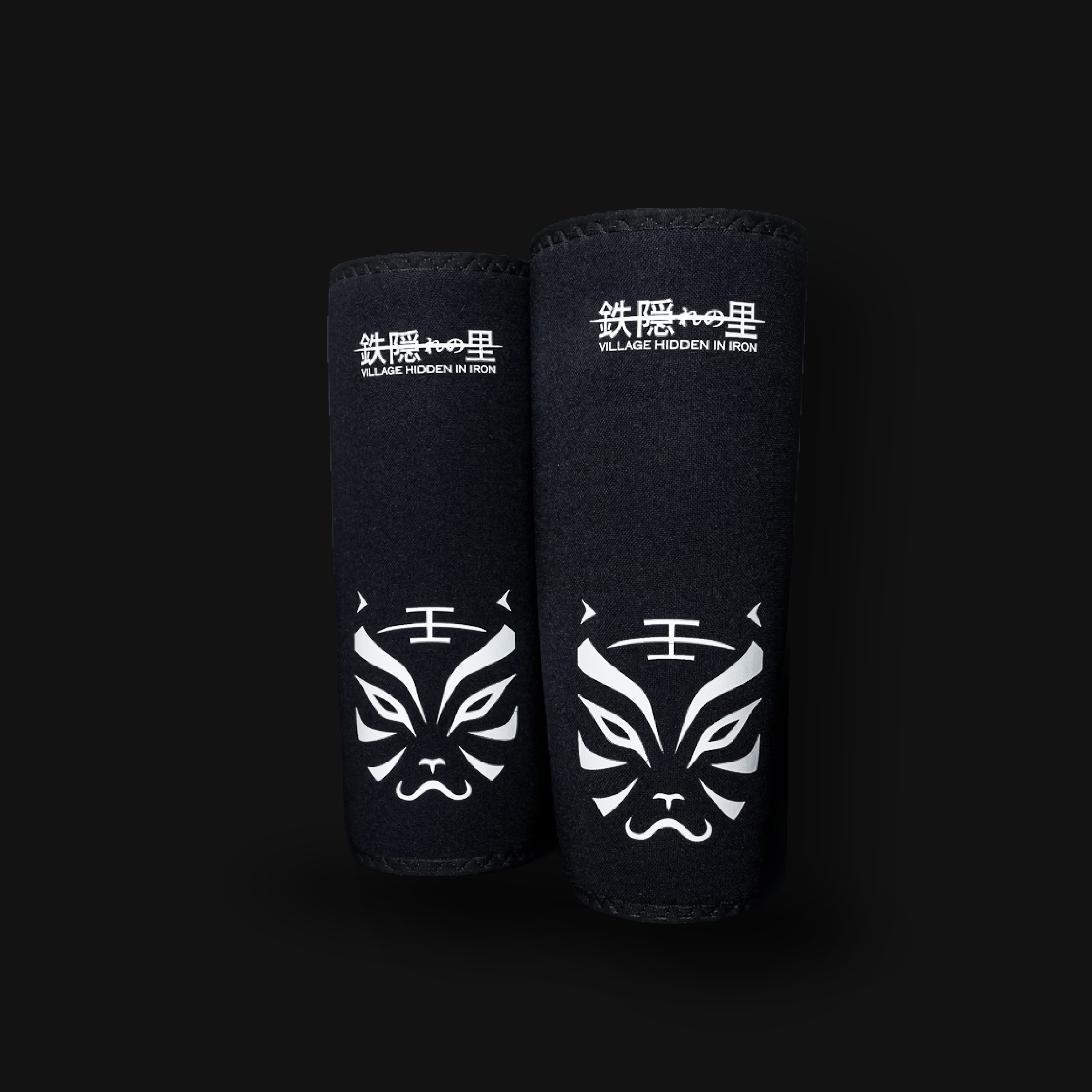 BLACKOPS Pro Sleeves in black 7mm HYPERWEAVE neoprene, 30cm length
