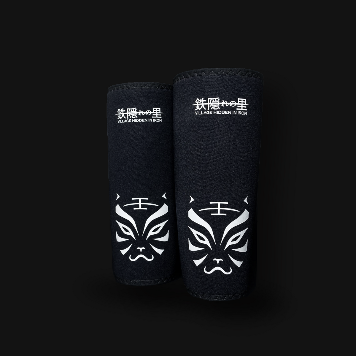 BLACKOPS Pro Sleeves in black 7mm HYPERWEAVE neoprene, 30cm length